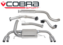 Opel Astra J VXR 12- Turboback-sportavgassystem (Med De-Cat & Ljuddämpare) Cobra Sport
